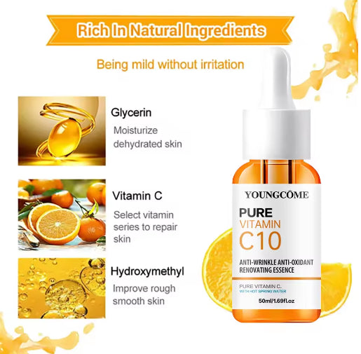 Vitamin C & Hyaluronic Acid Facial Serum ā Brightening, Anti-Aging & Hydrating Skincare