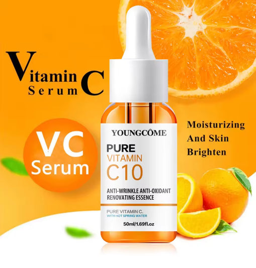 Vitamin C & Hyaluronic Acid Facial Serum – Brightening, Anti-Aging & Hydrating Skincare