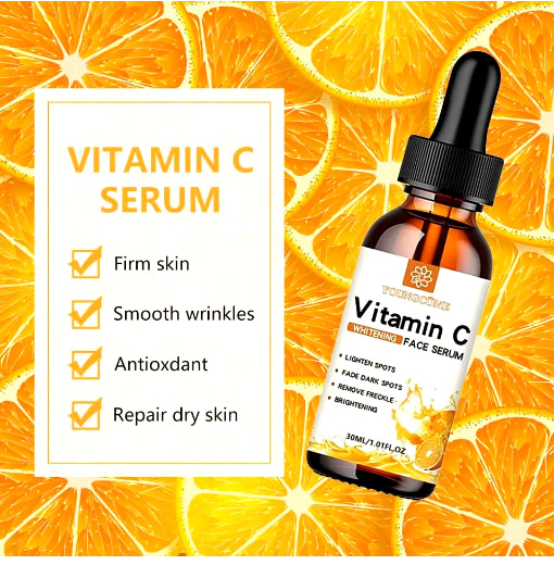Vitamin C & Hyaluronic Acid Face Serum – Dark Spot Remover, Brightening, Anti-Aging & Hydrating Facial Essence