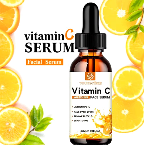 Vitamin C & Hyaluronic Acid Face Serum – Dark Spot Remover, Brightening, Anti-Aging & Hydrating Facial Essence