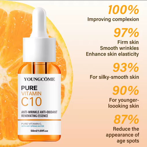 Vitamin C & Hyaluronic Acid Facial Serum – Brightening, Anti-Aging & Hydrating Skincare